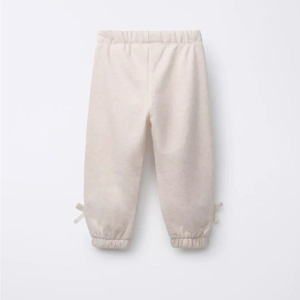Zara bow trim jogger pants 4 years - Picture 4 of 8
